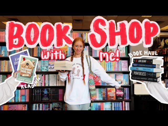 COME BOOK SHOPPING WITH ME!! + book haul, reading, & winter book recs