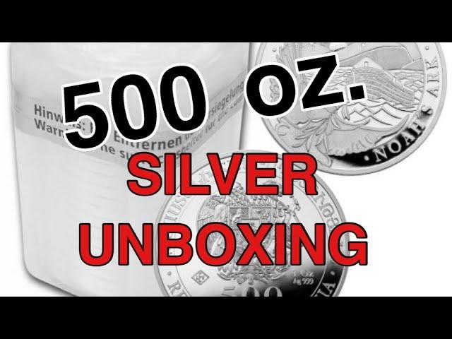 Silver UNBOXING! 500 fresh ounces!