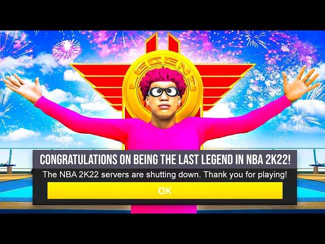 I Hit Legend on the LAST DAY of NBA 2K22