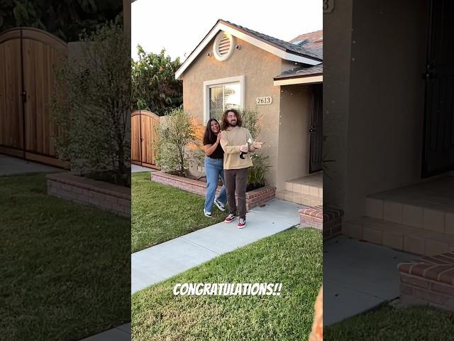 Congratulations to these 2 newly engaged people! This is the best engagement gift ever! #homeowner