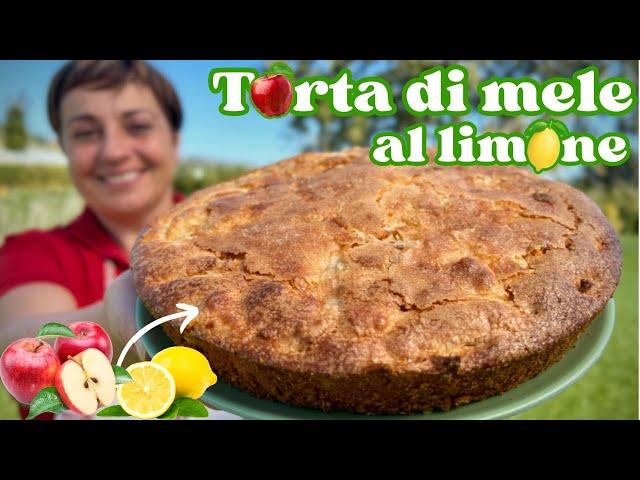 LEMON APPLE CAKE - Easy Recipe - Homemade by Benedetta