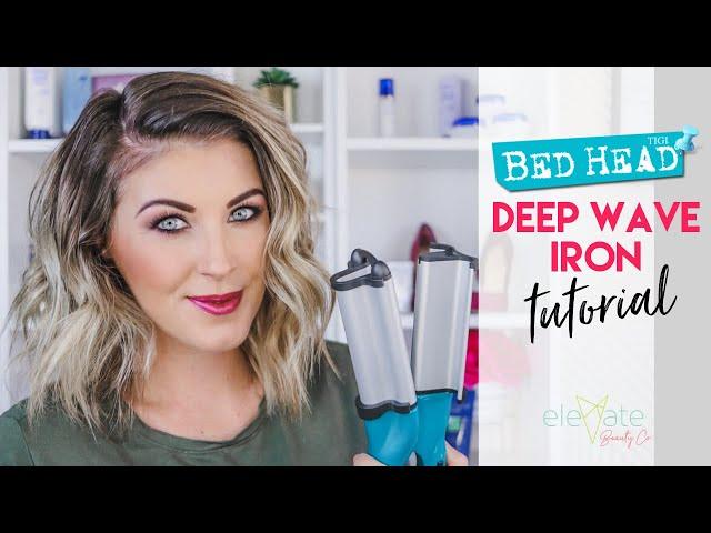 BEACHY WAVES  Bed Head Wave Artist | Deep Hair Waver Iron (Beach Curls How To Tutorial Demo)