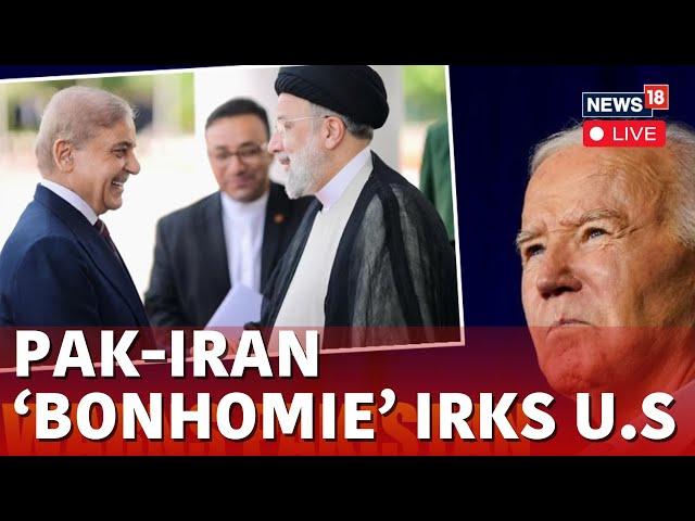 Iran Pakistan News | Raisi Visits Pakistan | US Warns Pakistan Of Sanctions Over Iran Ties LIVE