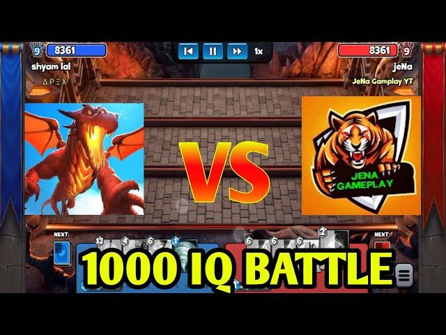 1000 IQ BATTLE AGAINST JENA GAMING  | Castle crush gameplay #jenagameplay