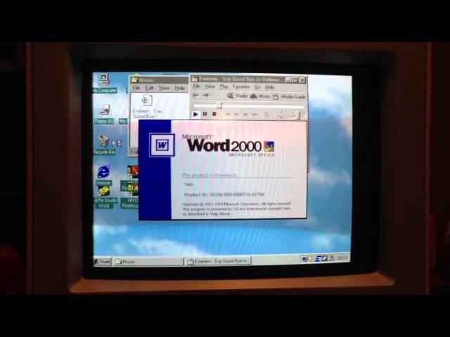 Old windows 95 pc, 120MHz