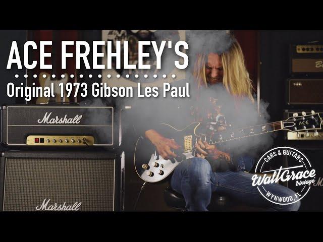 ACE FREHLEY'S ORIGINAL 1973 GIBSON LES PAUL X WALT GRACE VINTAGE