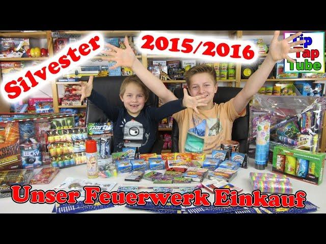 Silvester 2015 (Teil 1) Kinder und Tisch Feuerwerk kaufen auspacken Zuschauergrüße Kinderkanal