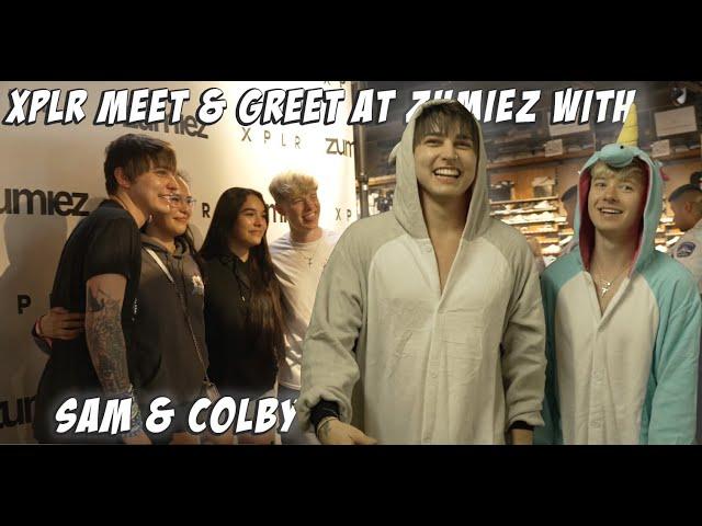 Sam and Colby stop by Zumiez Mall of America for an XPLR Meet & Greet with... 4000 friends!