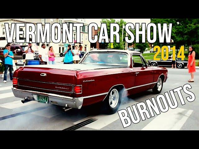 Vermont Car Show Burnouts & Accelerations