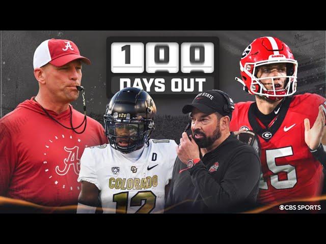 100 days until College Football: Week 1 EARLY PREVIEW + BOLD PREDICTIONS | CBS Sports