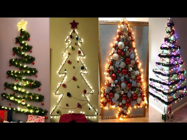 +100 DIY CHRISTMAS DECORATIONS 2025 - WALL CHRISTMAS TREE DECORATION IDEAS - CHRISTMAS TRENDS 2025