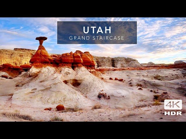 UTAH Grand Staircase Escalante - Toadstool Hoodoos - Cinematic Walking Tour