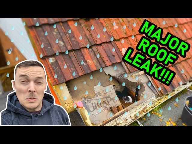 Major Roof Leak Repair!! DIY Roofing In Heavy Rain A Good Idea?!