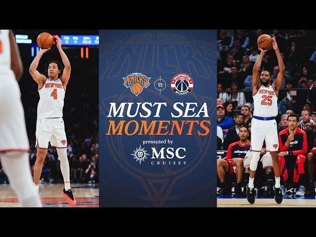 FULL Game Highlight: Knicks defeat Washington Wizards at home | November 18th, 2024