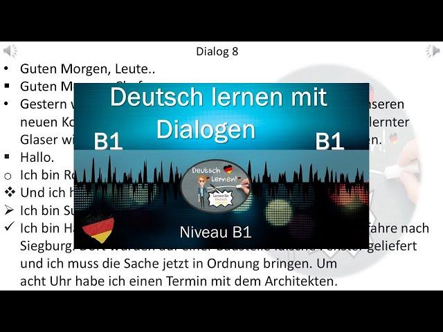 Dialoge B1  | Deutsch lernen durch Hören | 16 |