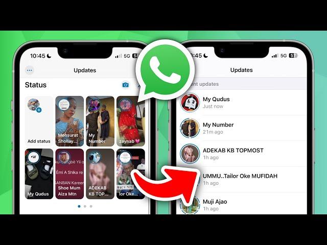 How to Change WhatsApp Status Layout! 2024