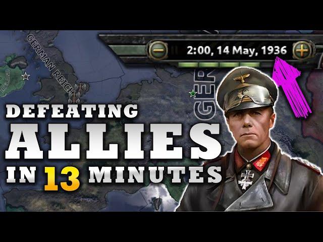 Crushing the Allies in May 1936 - Hoi4 Germany Speedrun Commentary