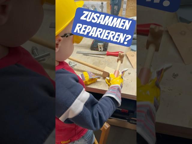 Wie hättest du reagiert? Kindergartenspielzeug reparieren?