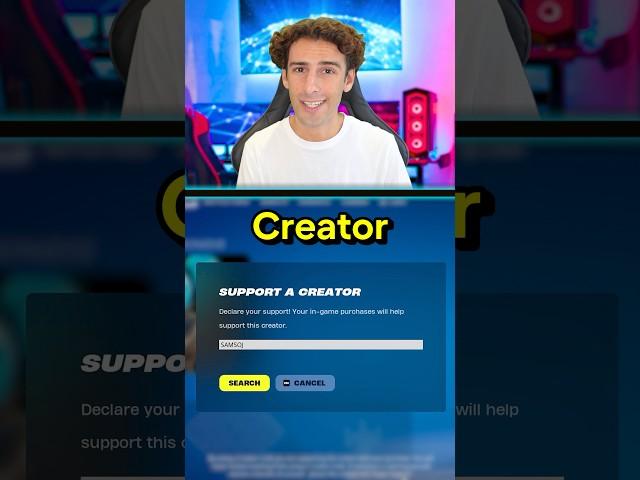 How to get a Support A Creator Code in Fortnite using TikTok… #fortnite