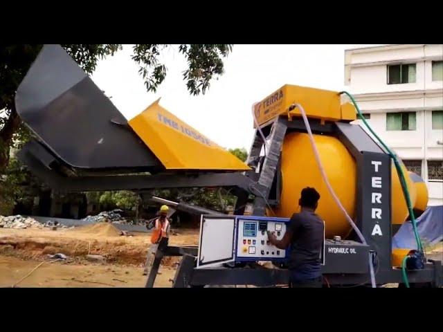 Terra Make Mini batching machine (Reversible concrete Mixer)