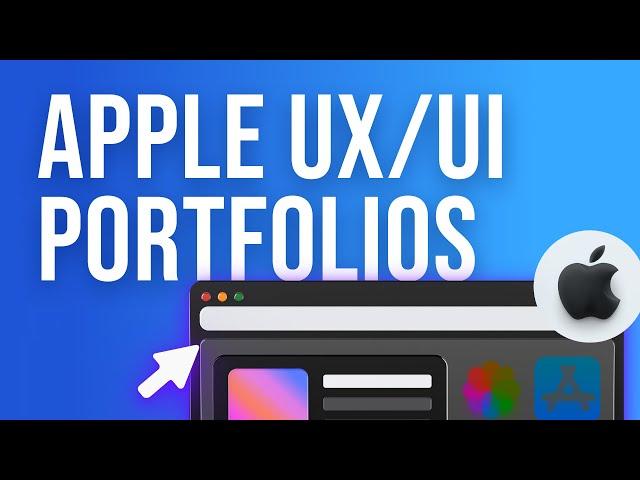 Apple UX/UI Design Portfolios Are Amazing! | Design Investigation @Apple