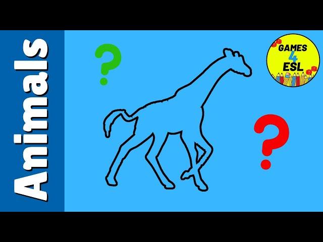 Animals Vocabulary Game | ESL Guessing Game For Kids