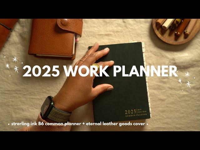 2025 work planner | sterling ink B6 common planner vertical