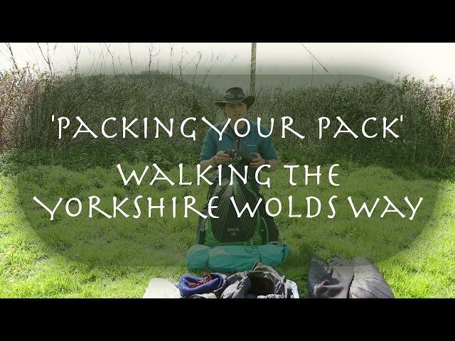 What To Pack For The Yorkshire Wolds Way | Packing Your Pack