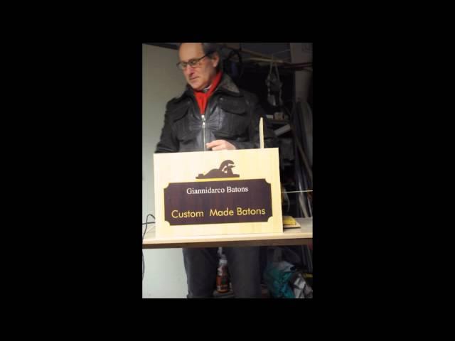 Giannidarco custom batons breaktestmachine frontvieuw