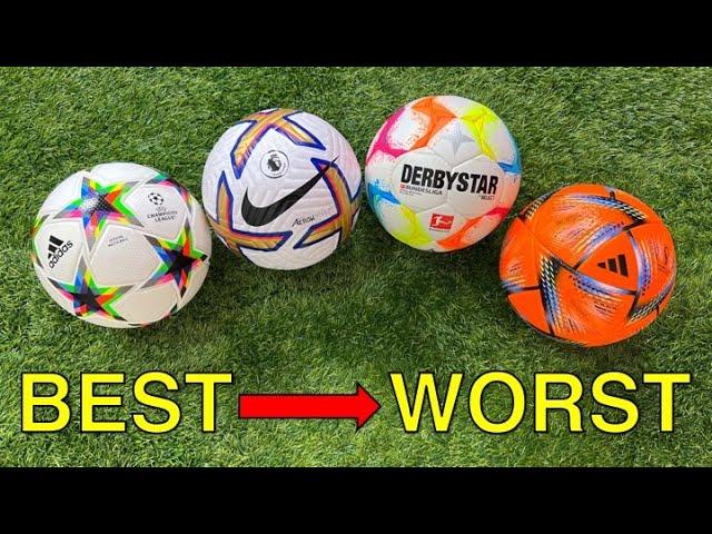 What is the BEST match ball in 2022? - Ranked from BEST to WORST