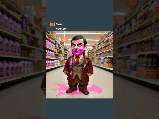 Mr Bean Vs. Bubble Gum #ai #aiart  #chatgpt