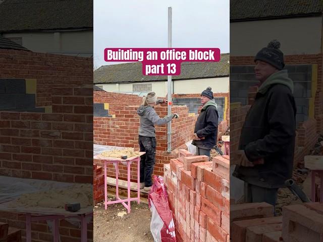 Building an office block part 13 #construction #bricklayer #builder #diy