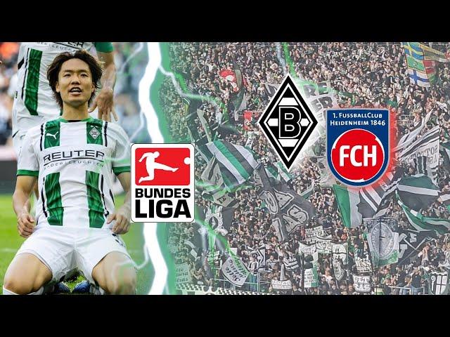 GLADBACH VS HEIDENHEIM HIGHLIGHTS | TORFLUT IM BORUSSIA PARK | BUNDESLIGA STADIONVLOG ️