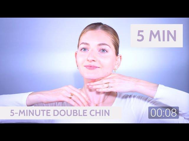 5-Minute Double Chin Lesson | Face Fitness, Facial Fitness, Facial Yoga