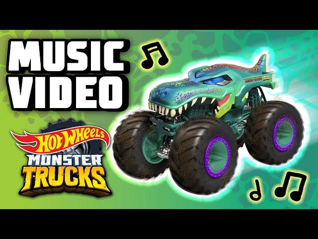 Official MUSIC VIDEO  | Smash and Roar  ft Monster Truck MEGA WREX | Hot Wheels
