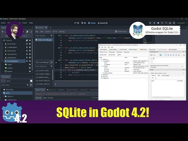 Integrating SQLite Into Godot 4.2! Advanced Godot!