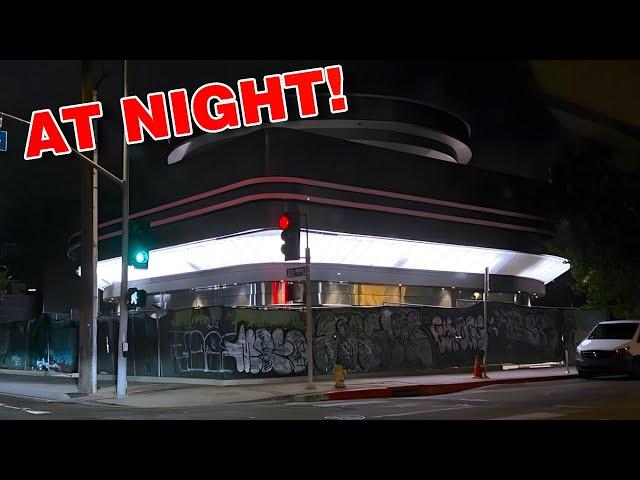 The Hollywood Tesla Diner Lit Up | TTN Clips