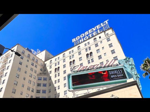 A Weekend at the Hollywood Roosevelt Hotel - Hollywood Walk of Fame - Los Angeles California