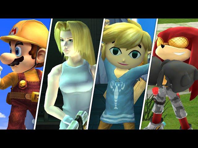 Every Costume's Origin in Super Smash Bros. Project M / Project+