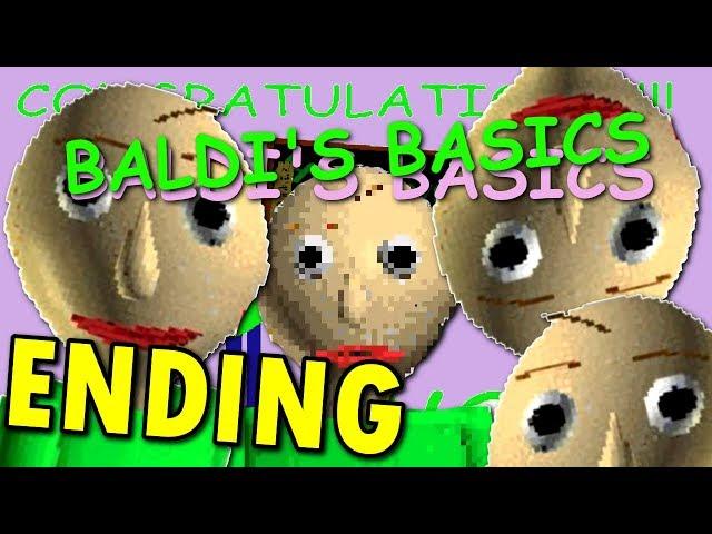 Baldi's Basics in Education and Learning -  ( FULL / ENDING / ALL EXITS + NOTES ) Manly LET'S PLAY