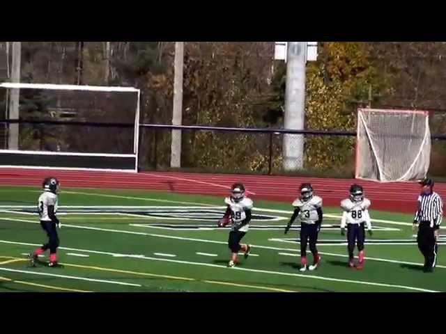 Pittsford Panthers B-team Lineman #99 Runs 64 yards for TD!