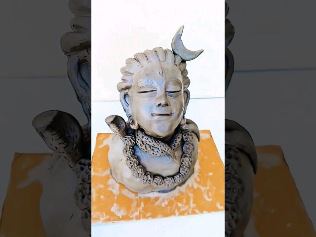 How to make Lord Shiva || Lord Shiva Clay Art #shorts #shiv #shiva