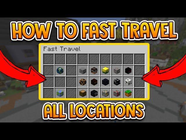 Hypixel Skyblock | HOW TO UNLOCK ALL FAST TRAVEL LOCATIONS! (NEW UPDATE)