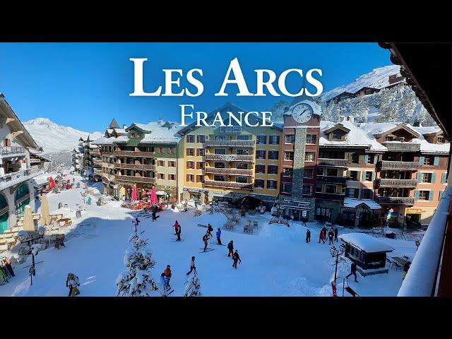 Les Arcs - 4 ski resorts but only 1 MAGICAL VILLAGE   (4K)