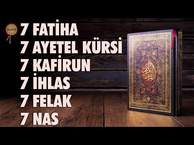 7 Fatihah 7 Ayatul Kursi 7 Kafirun 7 Ikhlas 7 Falaq 7 Nas Listen to Ruqyah - Bünyamin Atasever