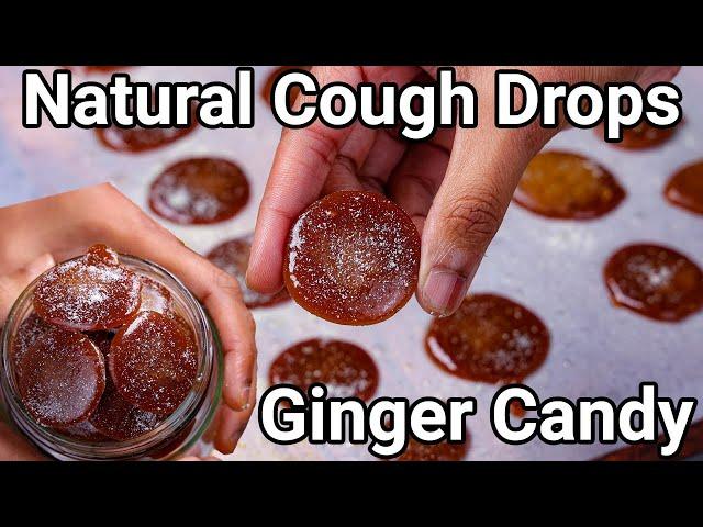 Homemade Ginger Candy - Natural Cough, Cold & Flu Remedy | Homemade Crystallised Ginger Chews