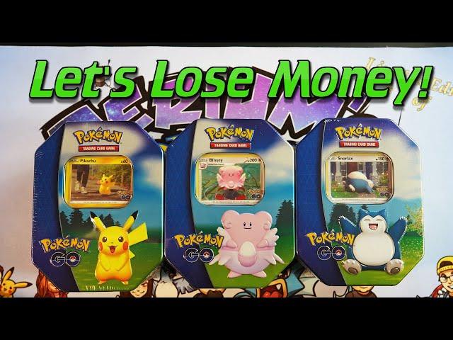 Profit or Loss? $100 of Pokemon Go Tins