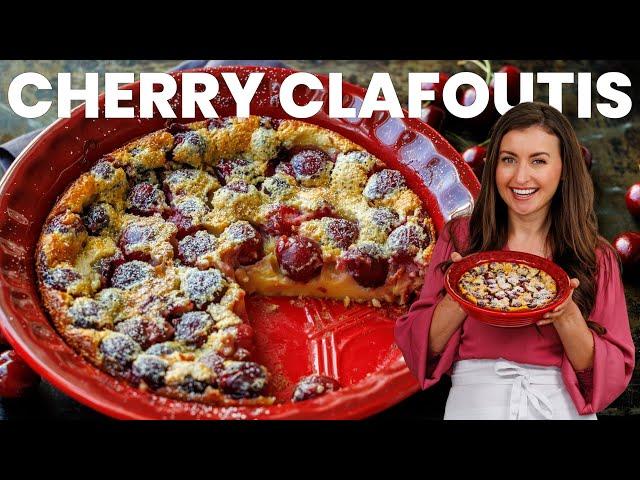 Quick and Easy Cherry Clafoutis - Made In a Blender!