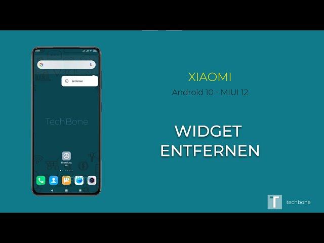 Widget entfernen - Xiaomi [Android 10 - MIUI 12]