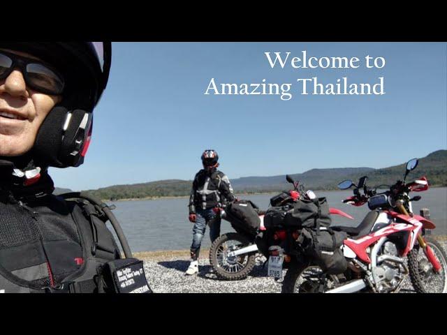 Riding in Isan Thailand on a Honda CRF250 with Mike FreeRider Better Quality Video